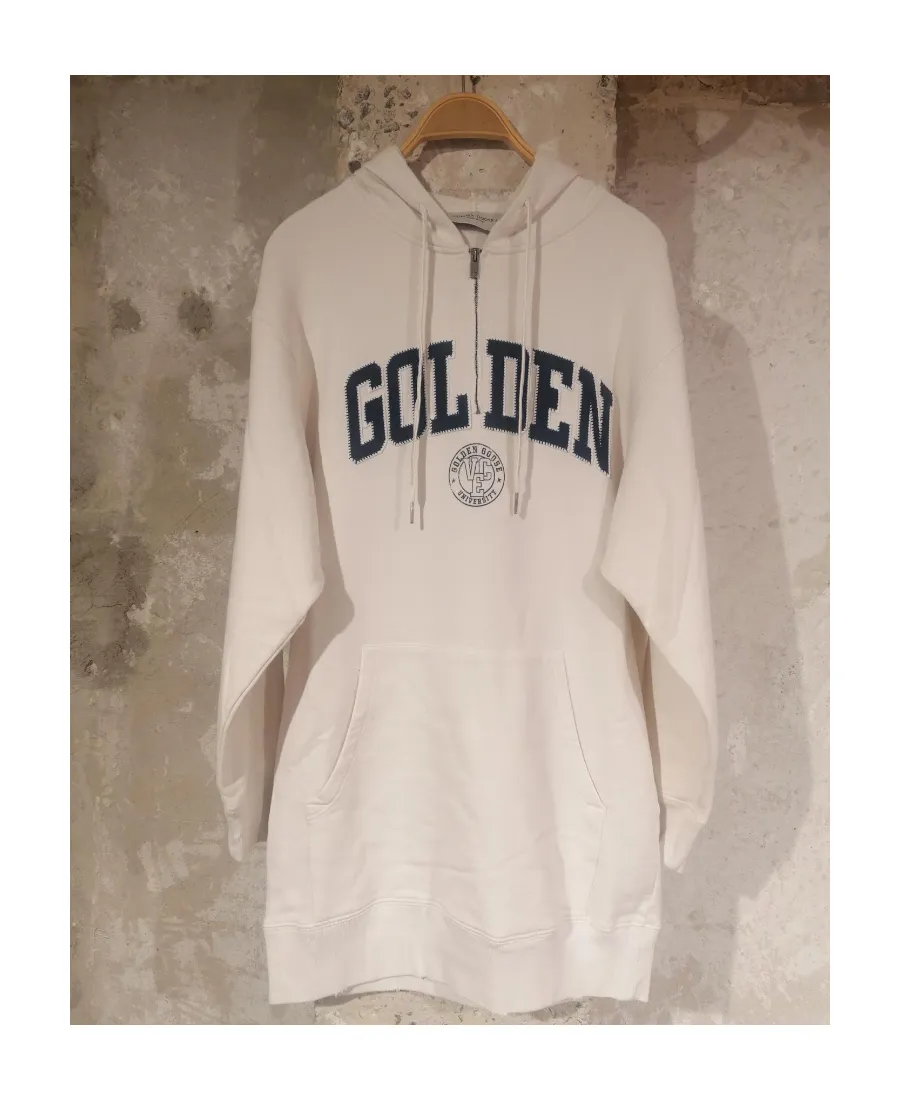 Golden Goose Deluxe Brand Drawstring Long Hoodie