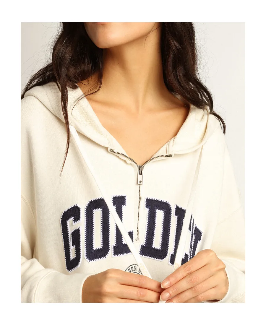 Golden Goose Deluxe Brand Drawstring Long Hoodie