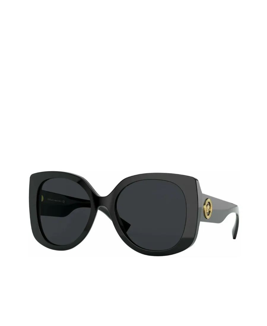 Versace Eyewear Medusa Square Frame Sunglasses