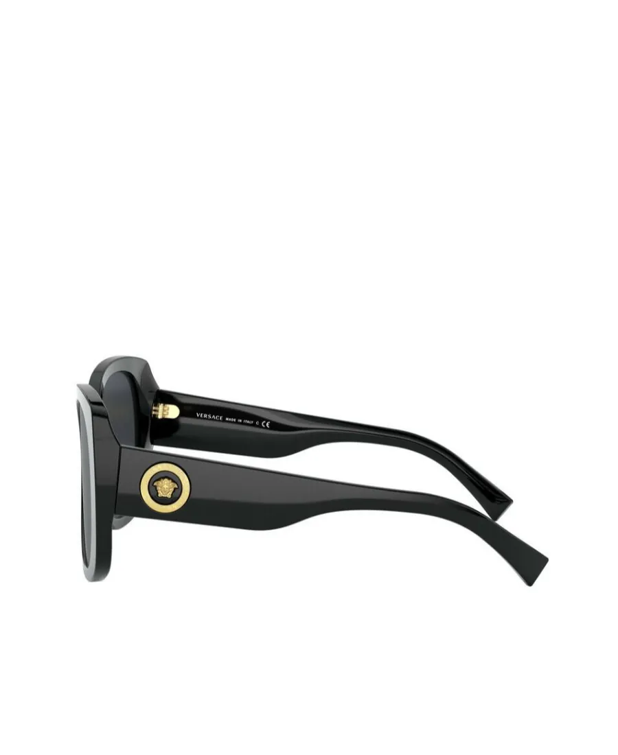 Versace Eyewear Medusa Square Frame Sunglasses