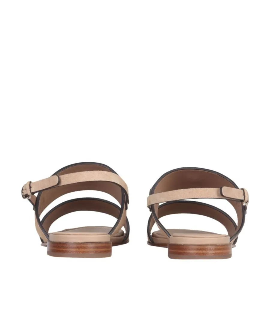 Open-Toed Flat Sandals