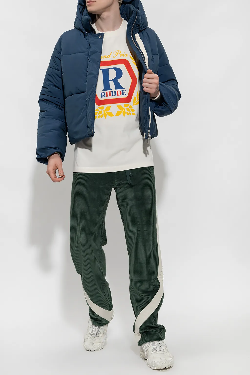 Logo-Print Puffer Jacket