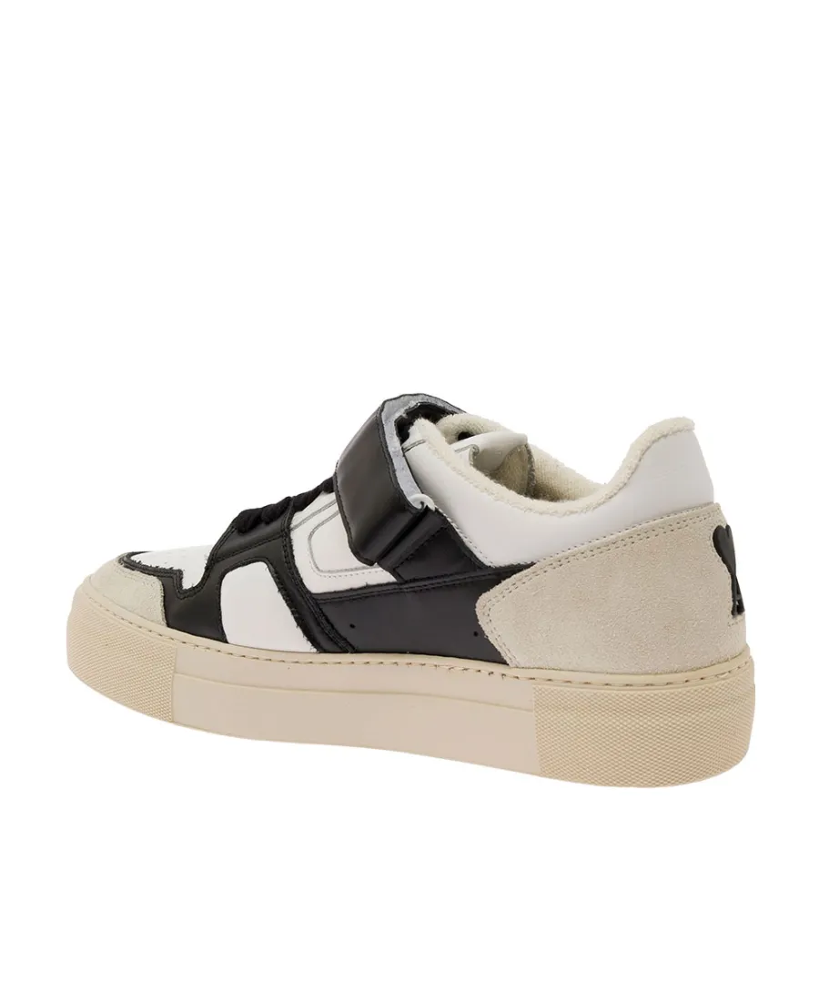 Ami Ami De Coeur Panelled Low-Top Sneakers