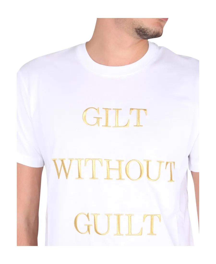 Slogan T-Shirt With Round Neck