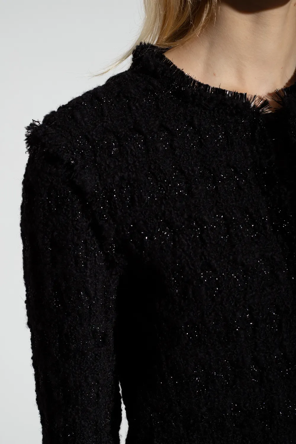 Tory Burch Tweed Roundneck Jacket