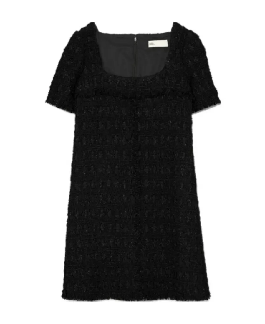 Tory Burch Tweed Square-Neck Dress