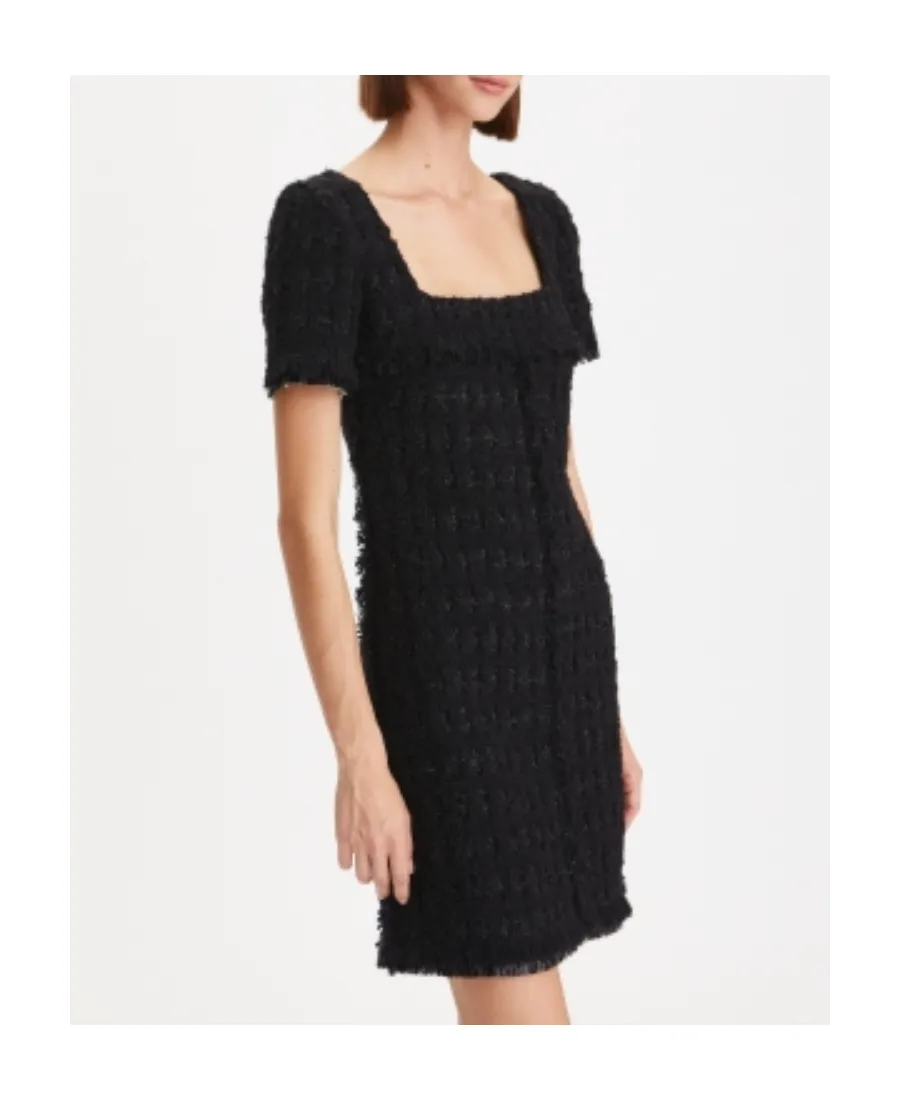 Tory Burch Tweed Square-Neck Dress