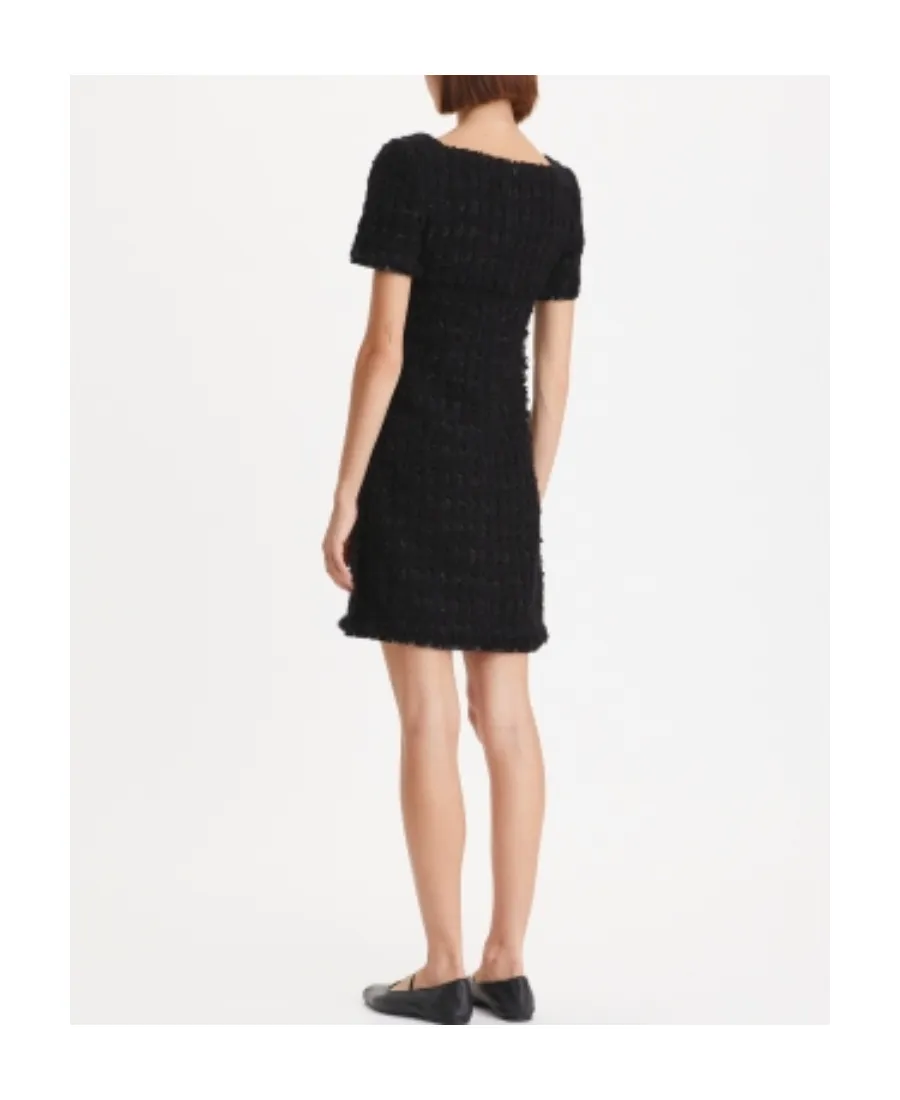 Tory Burch Tweed Square-Neck Dress