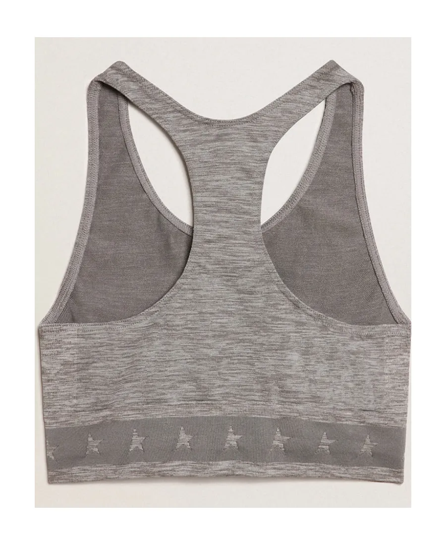 Golden Goose Deluxe Brand Logo-Underband Cropped Top