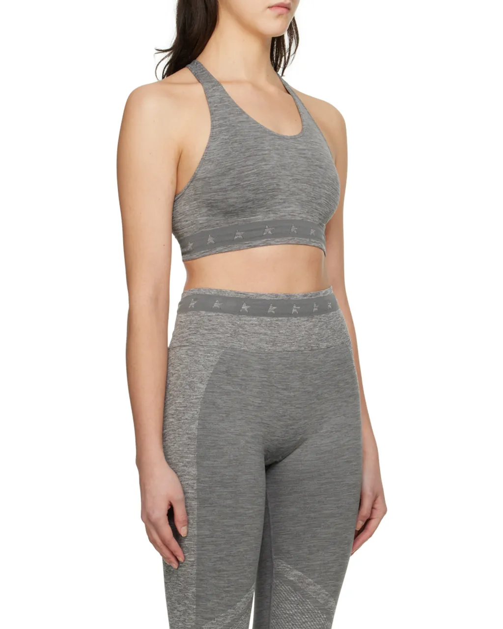 Golden Goose Deluxe Brand Logo-Underband Cropped Top