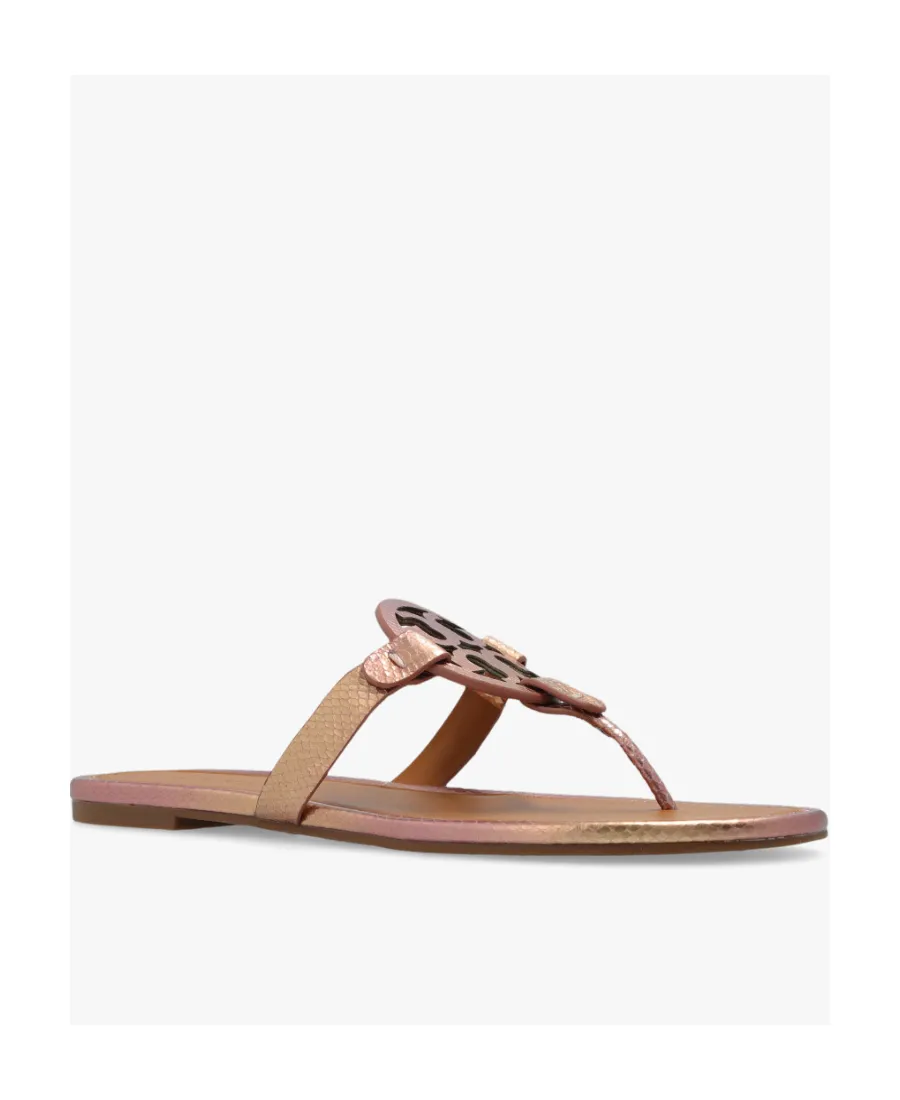 Miller Snake-Embossed Sandals