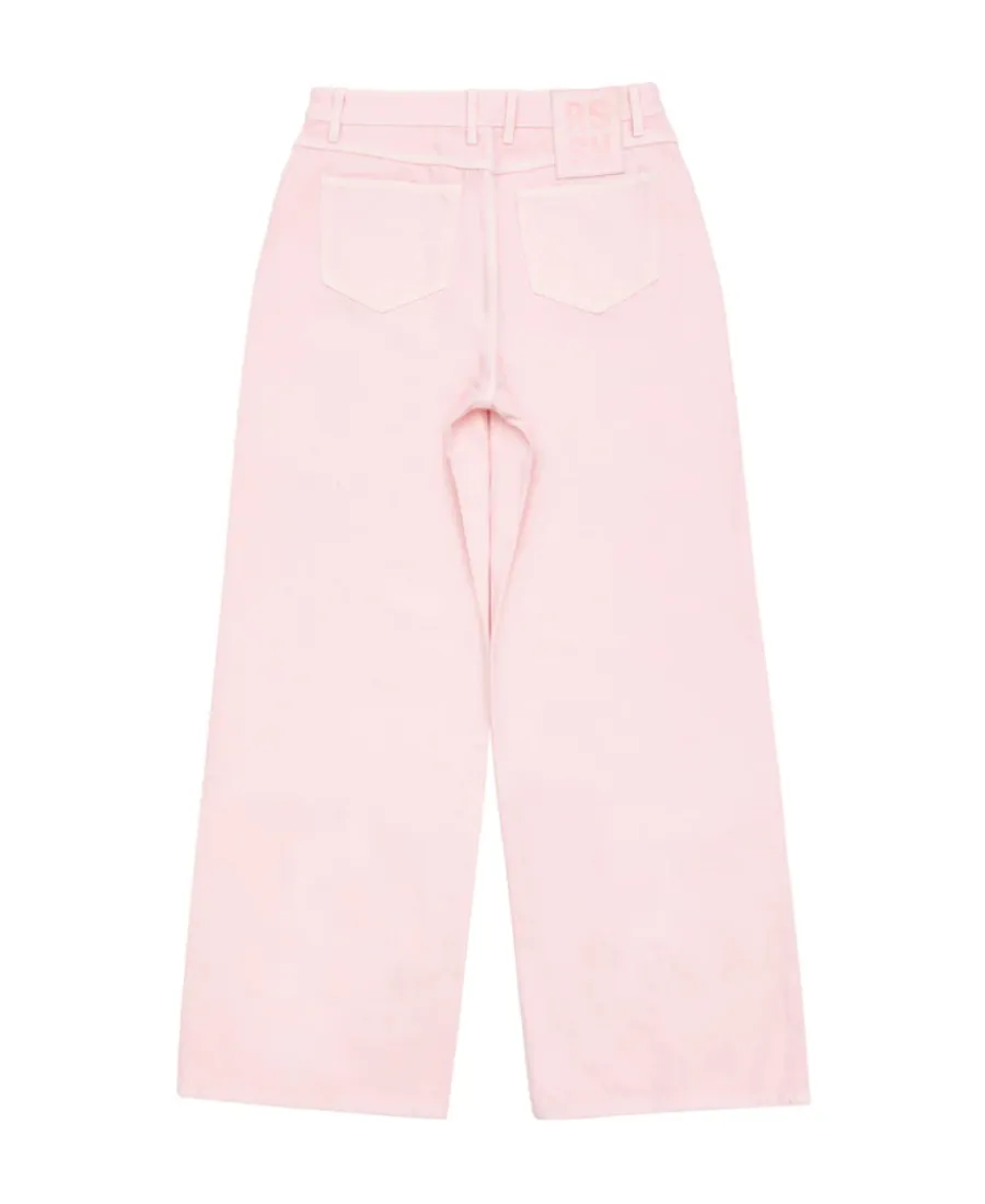 Raf Simons Relaxed Fit Wide Leg Jeans
