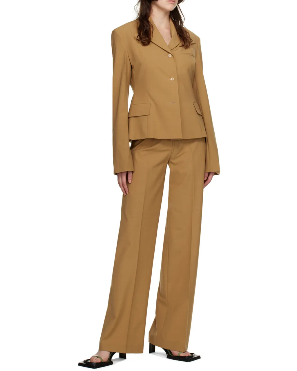 Lapel Long-Sleeved Suit Coat