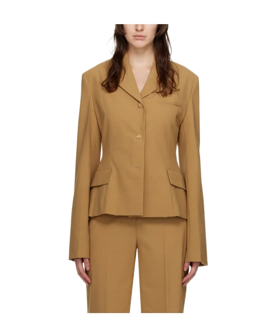 Lapel Long-Sleeved Suit Coat