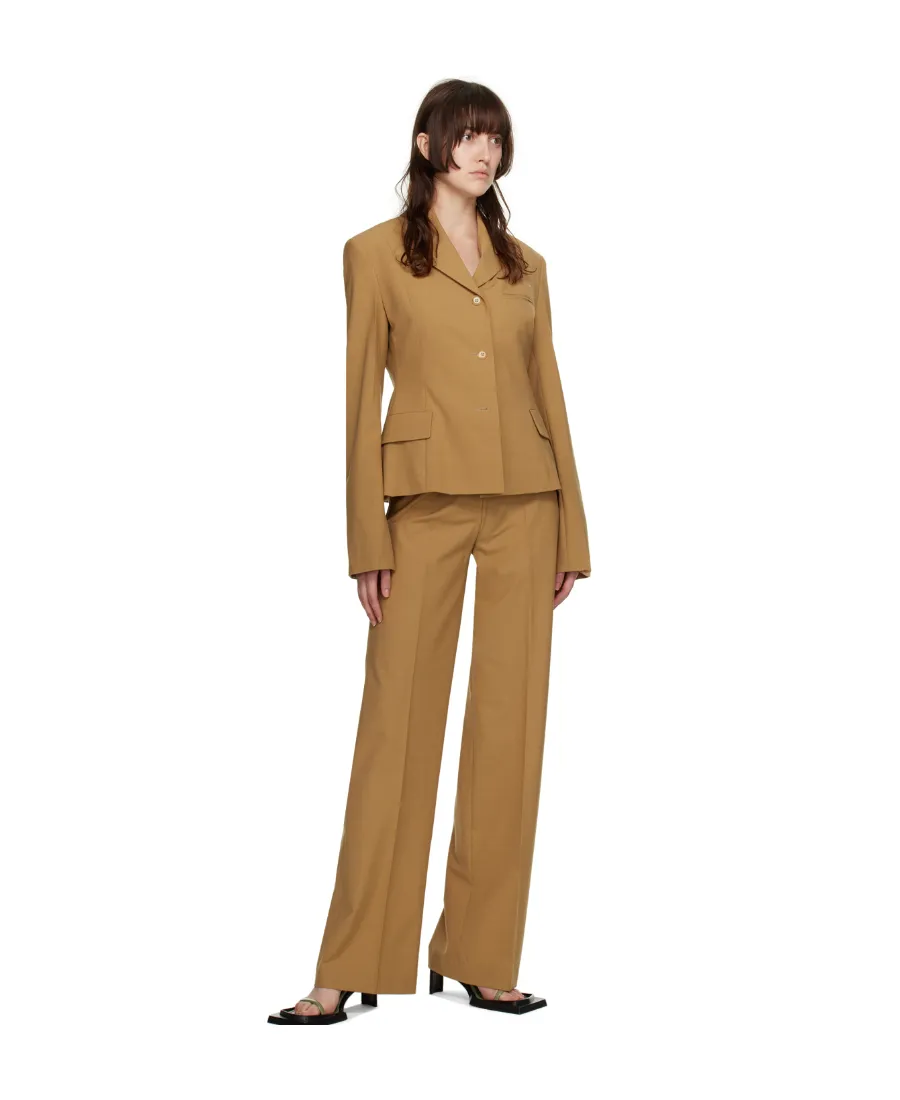 Lapel Long-Sleeved Suit Coat