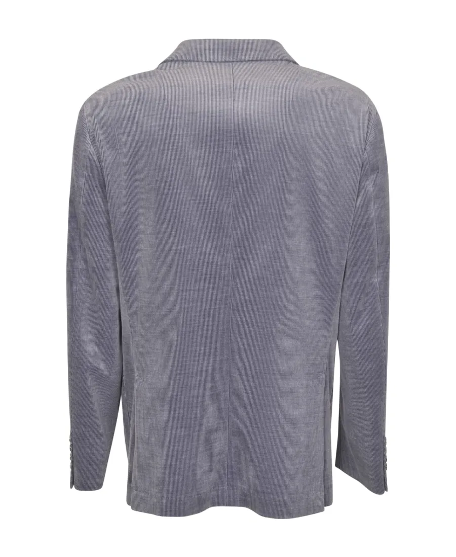Corduroy Single-Breasted Blazer