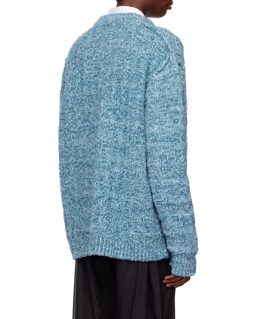 Ribbed-Knit Crew-Neck Jumper