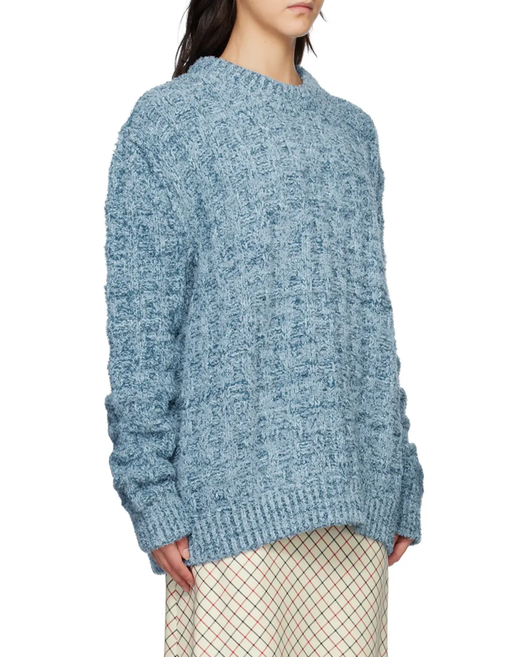Ribbed-Knit Crew-Neck Jumper