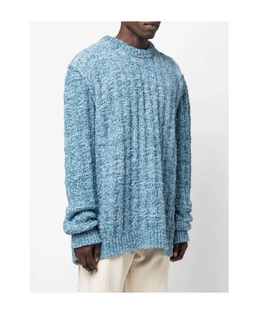 Ribbed-Knit Crew-Neck Jumper