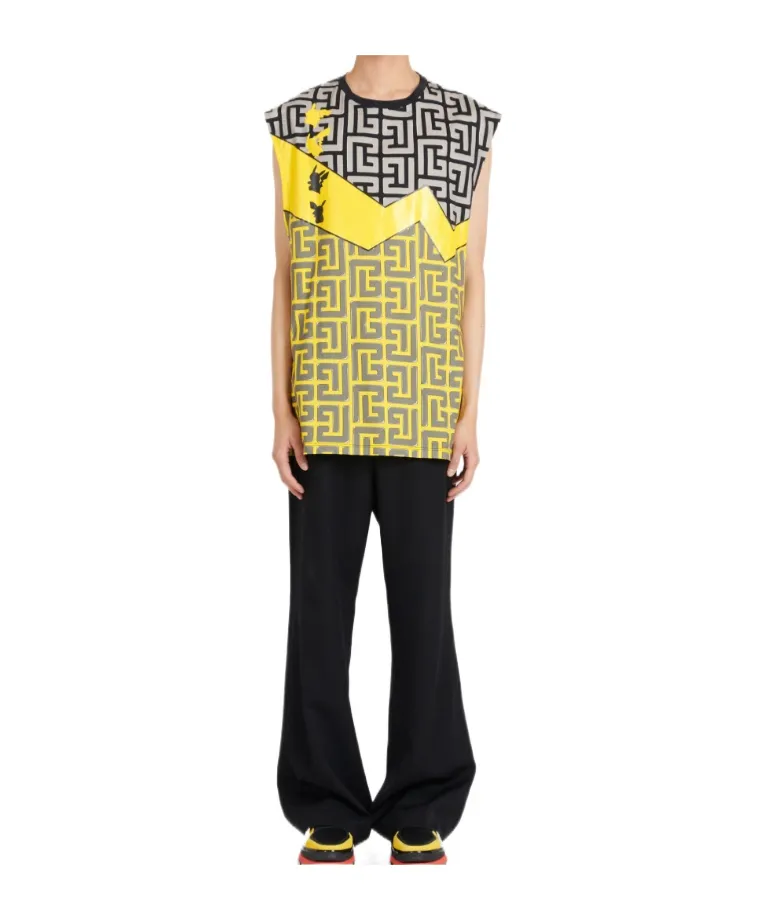 Unisex - Oversized PokÉMon Print Cotton T-Shirt