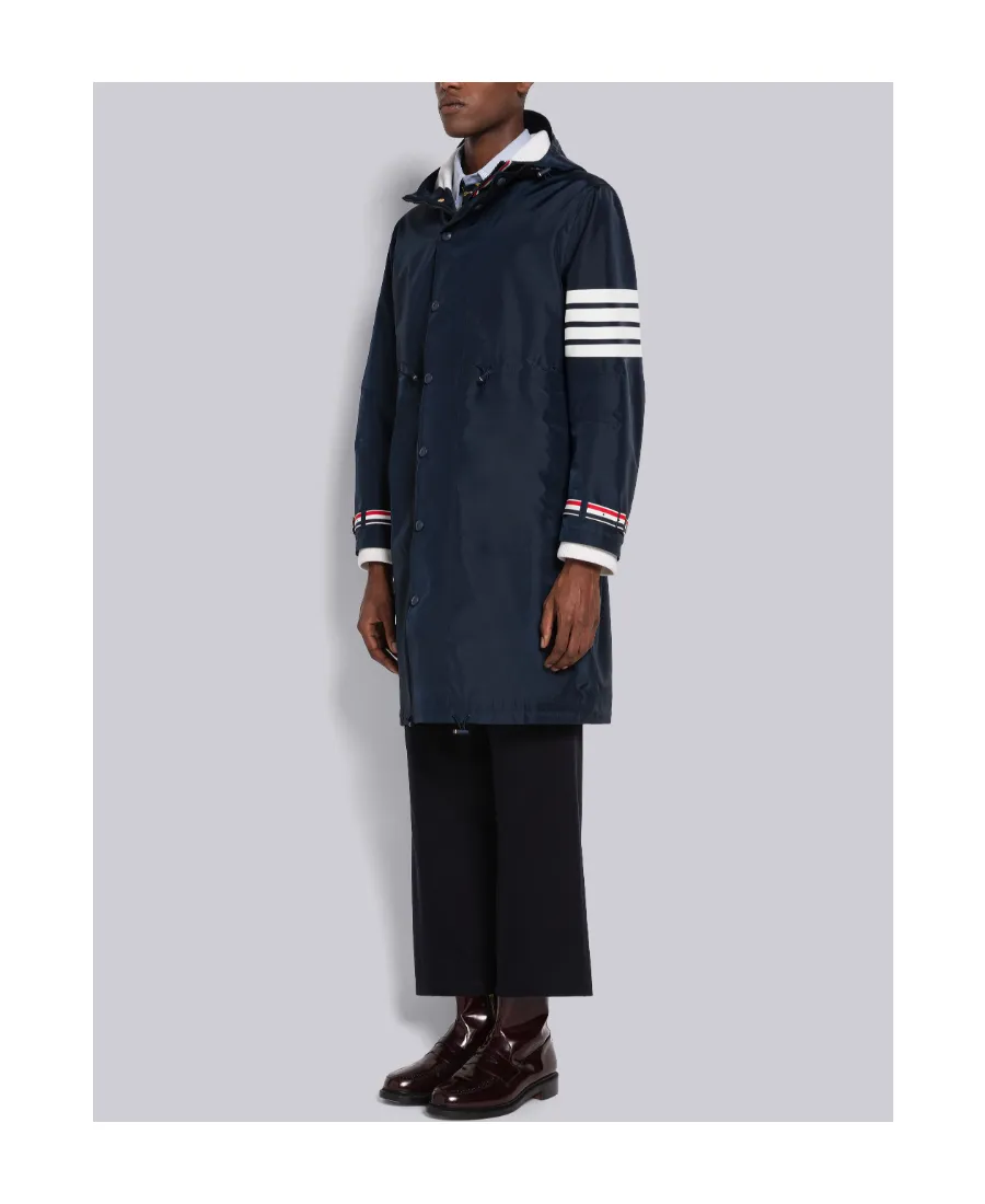 4-Bar Hooded Coat