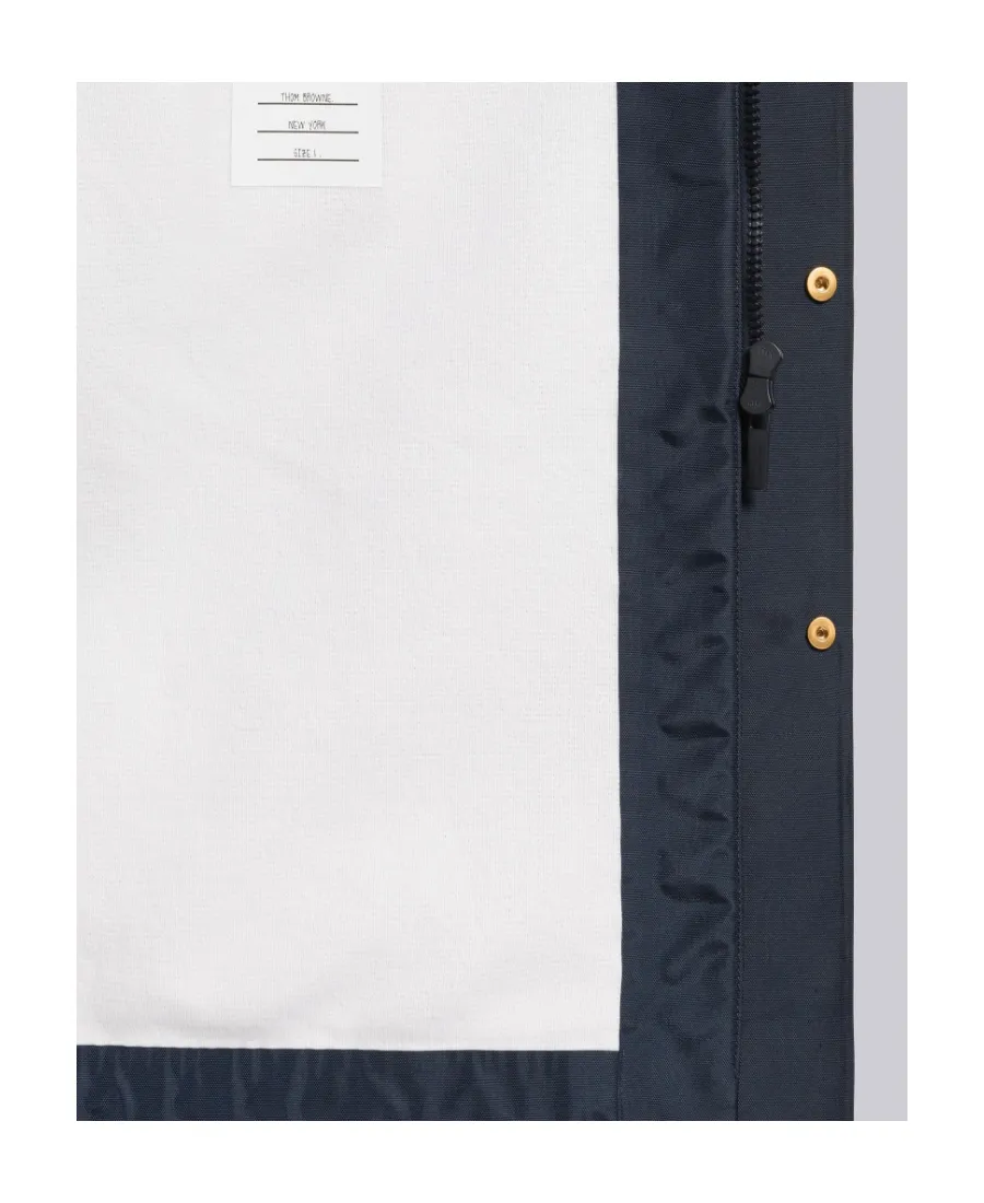 4-Bar Hooded Coat