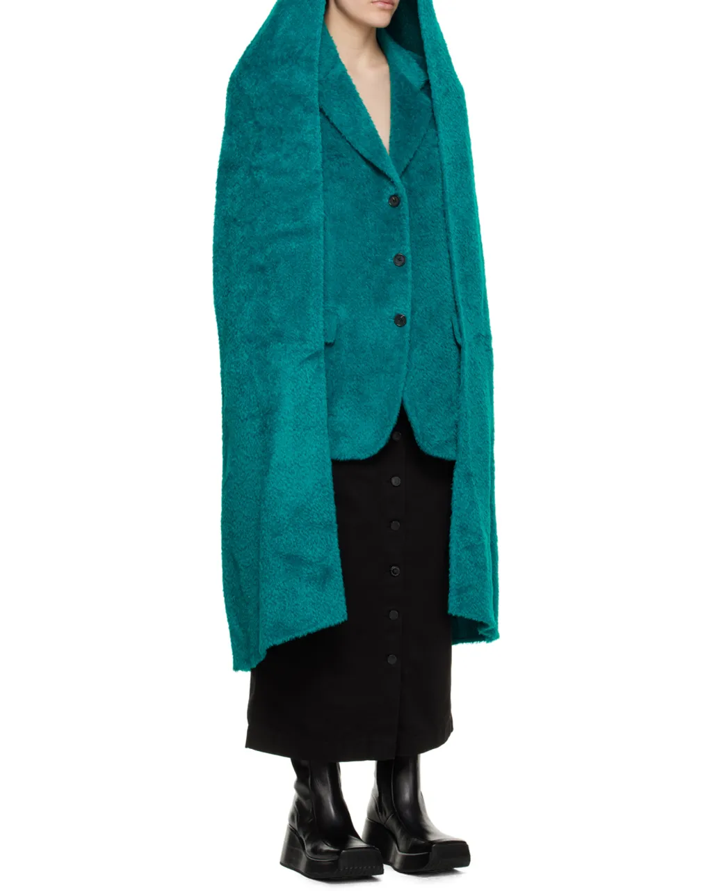 Logo Hooded Cloak