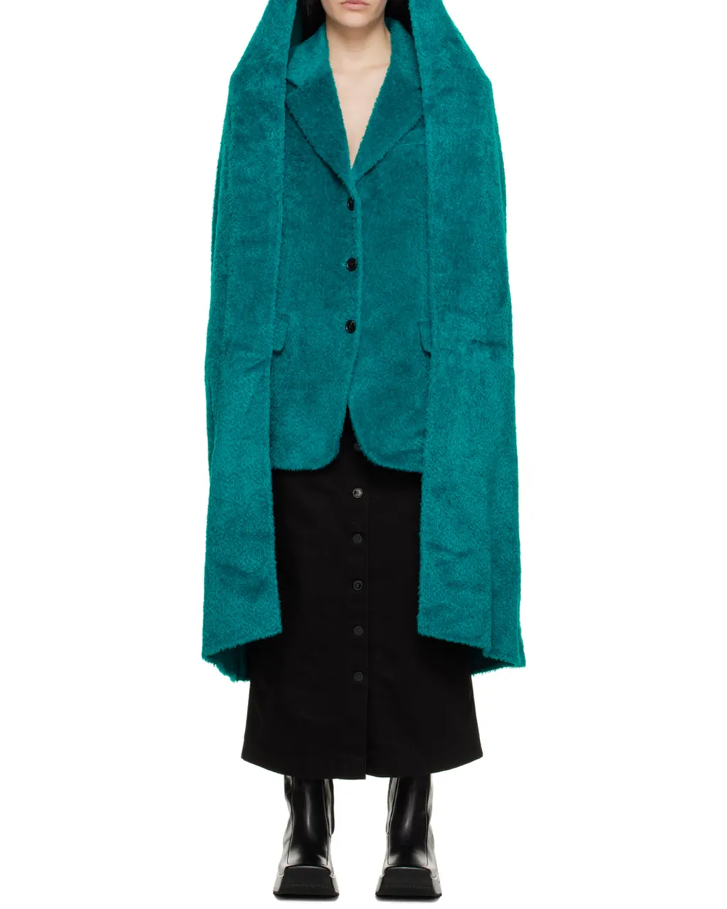 Logo Hooded Cloak