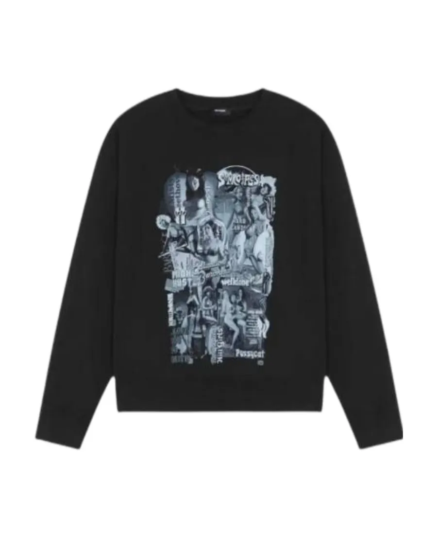 We11Done Graphic Printed Crewneck Sweatshirt