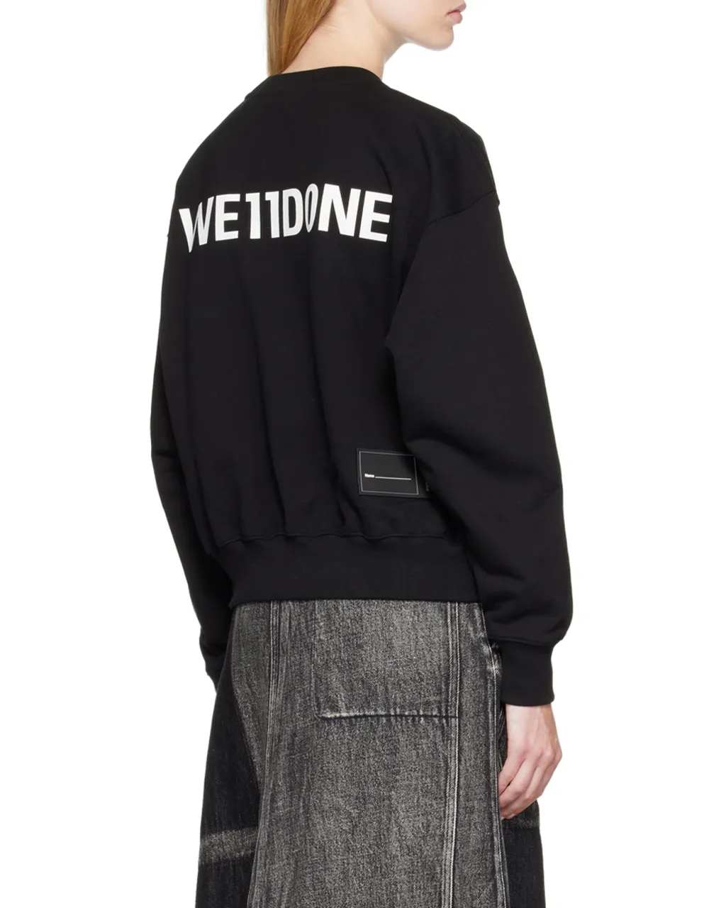 We11Done Graphic Printed Crewneck Sweatshirt