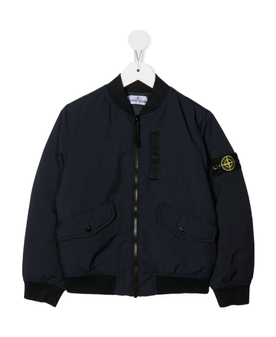 Logo-Patch Bomber Jacket