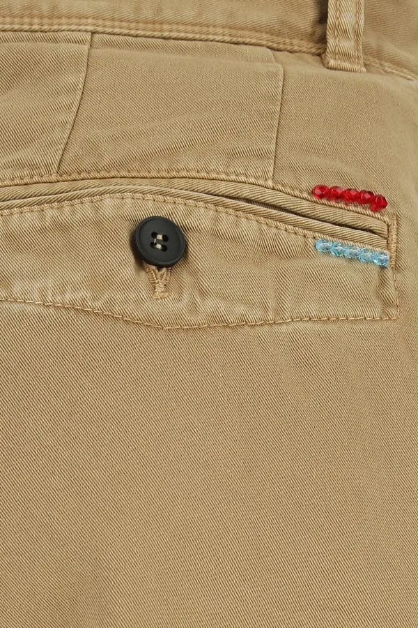 Incotex Embellished Wide Leg Trousers