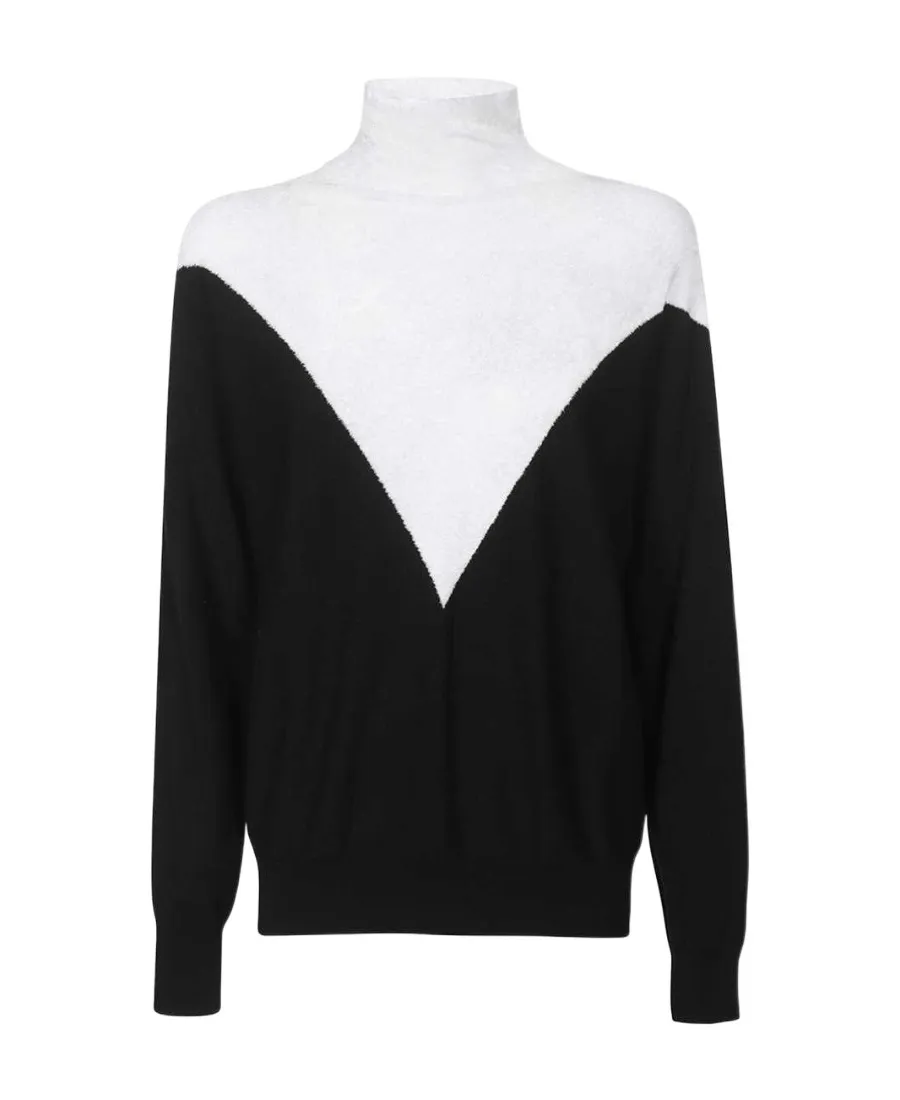 Two-Tone Knitted Jumper