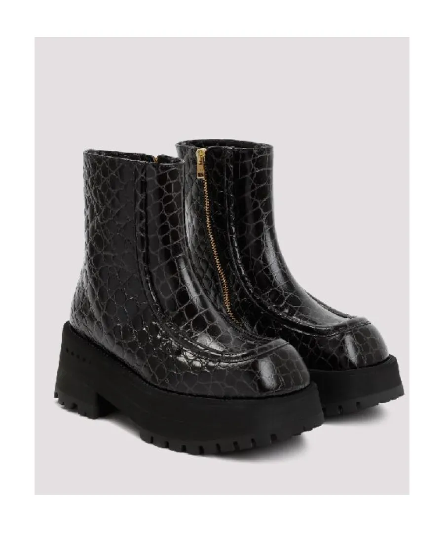 Marni Chelsea Side-Zip Platform Boots