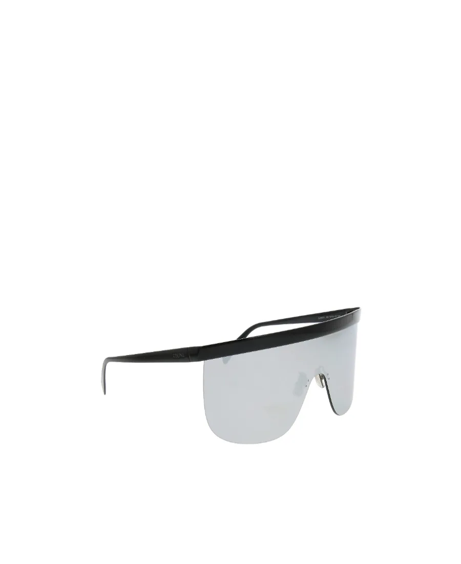Mask-Frame Rimless Sunglasses