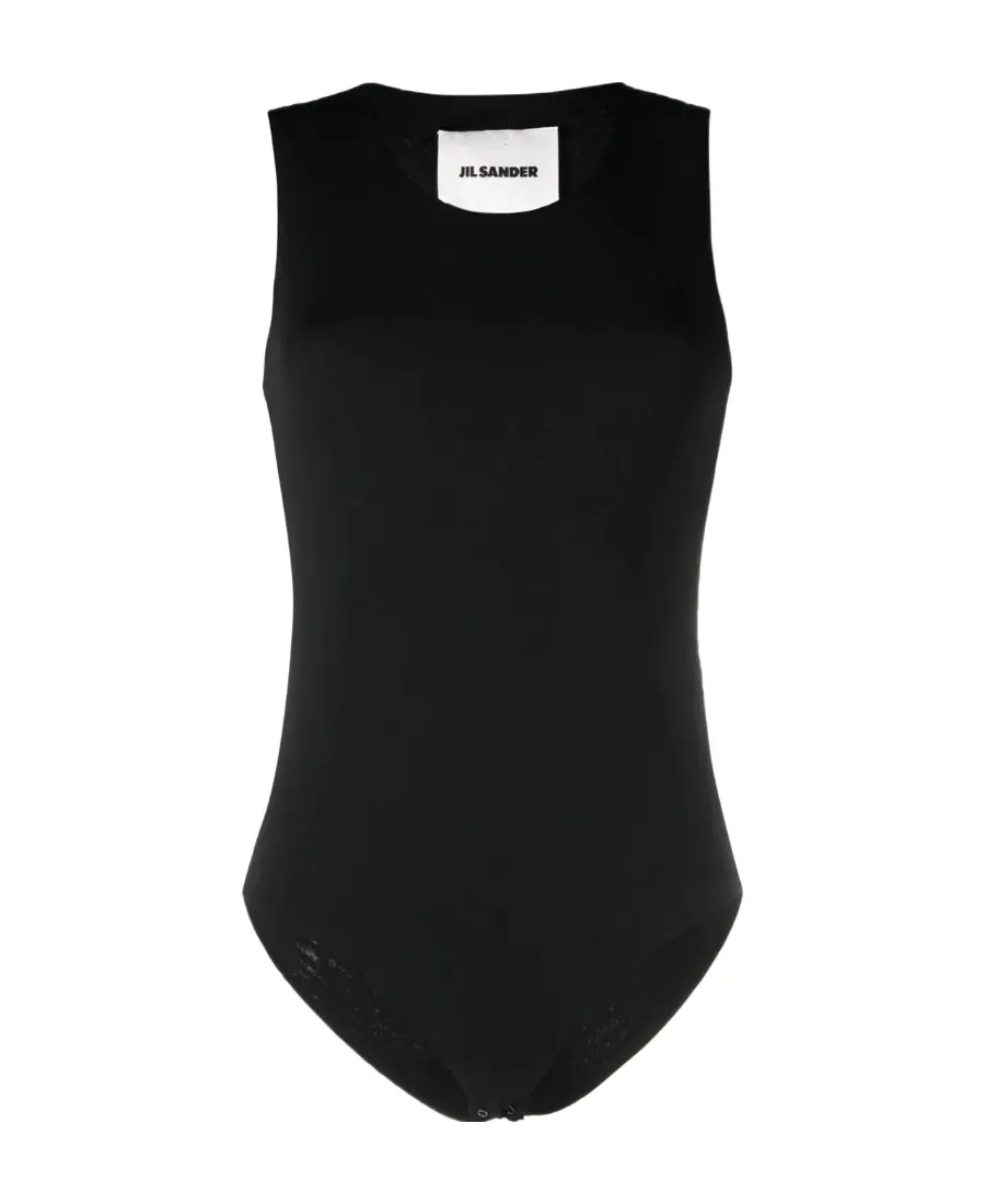 Jil Sander Crewneck Sleeveless Bodysuit