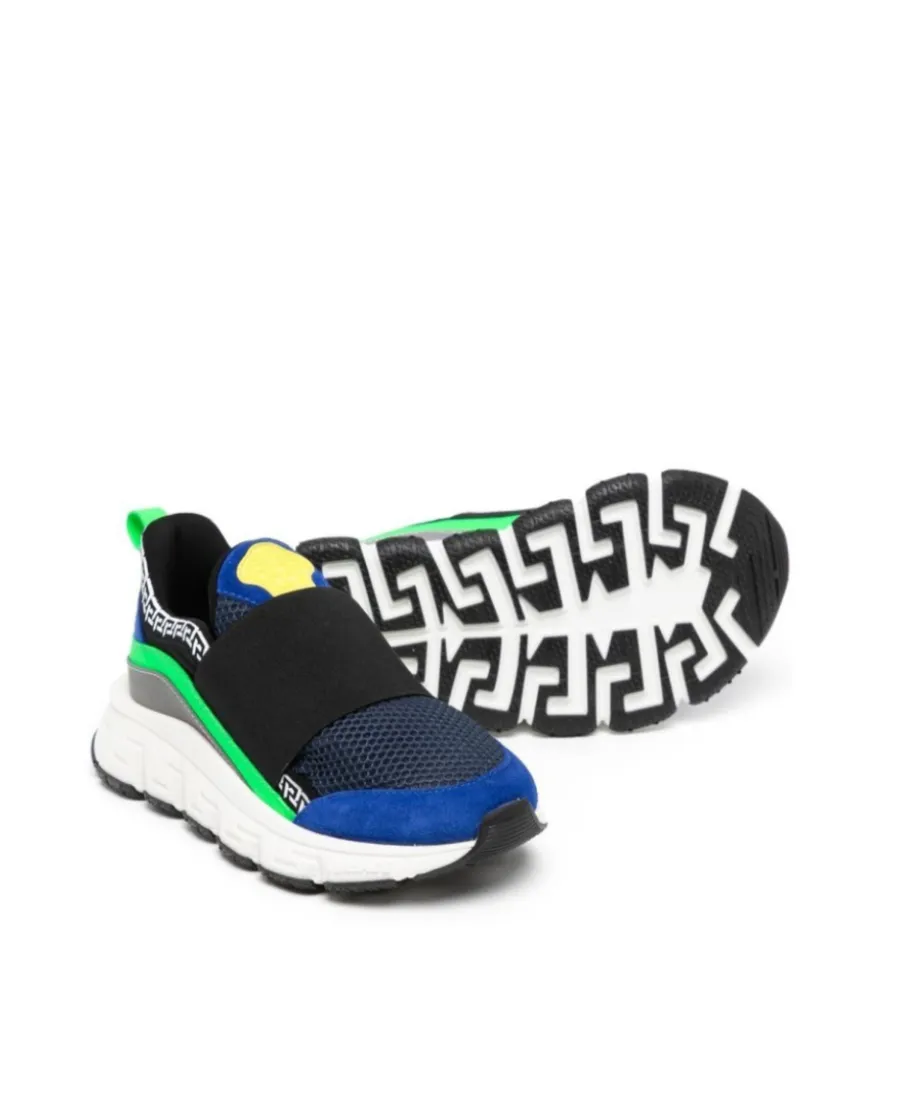 Colour-Block Slip-On Sneakers