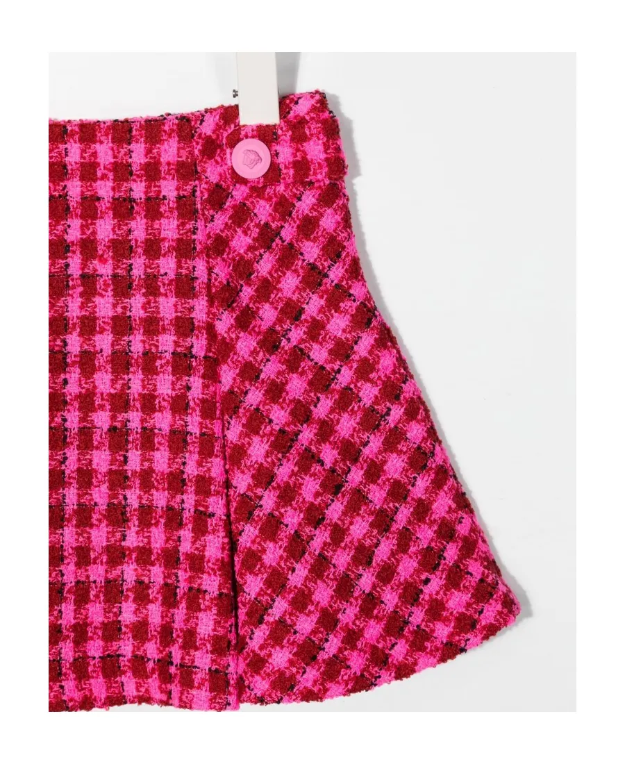 Tweed Check Skirt
