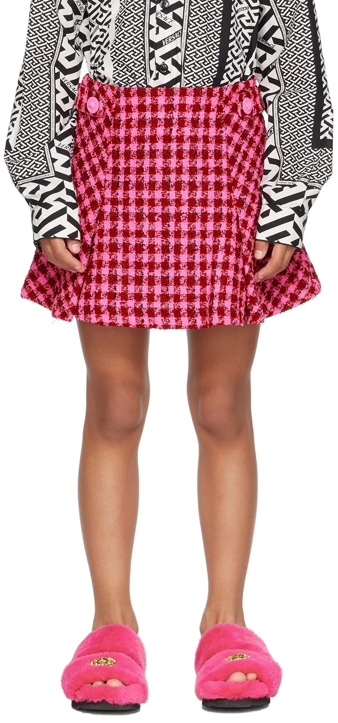 Tweed Check Skirt