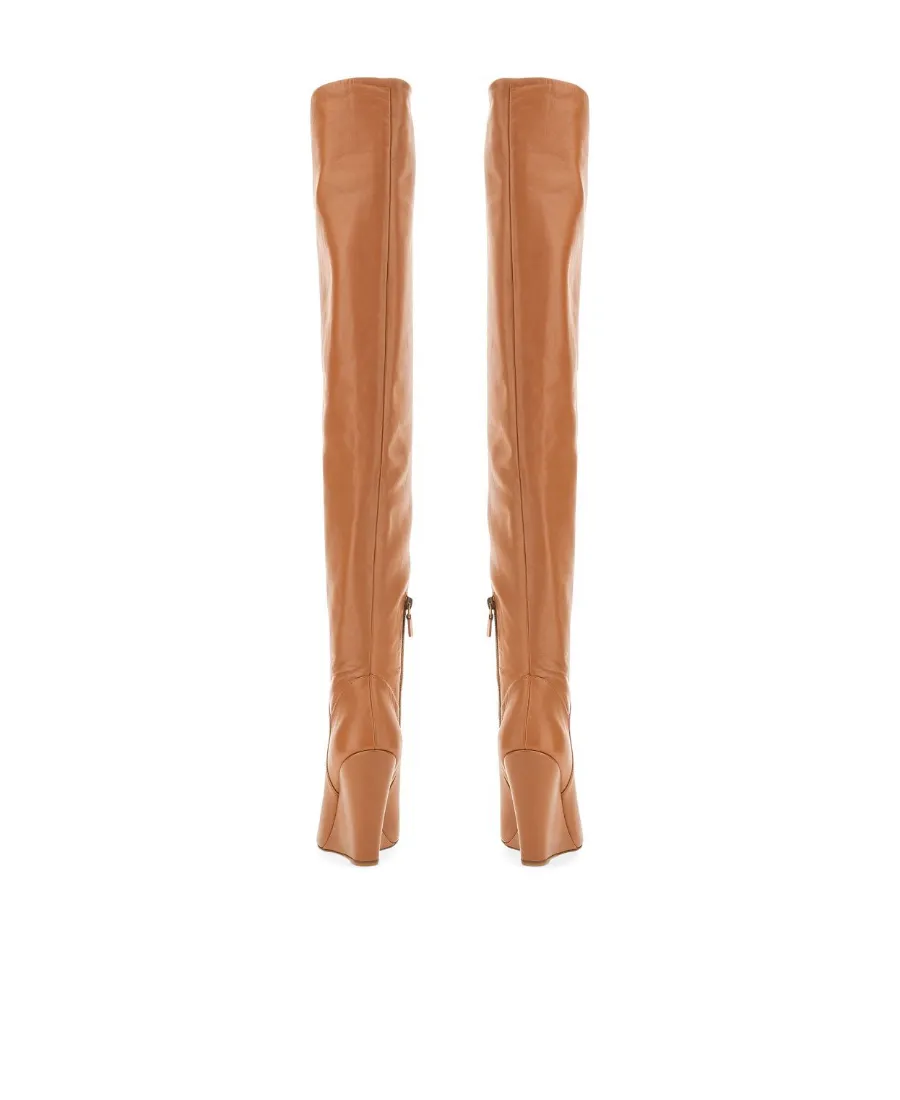 Logo High-Heeled Boots