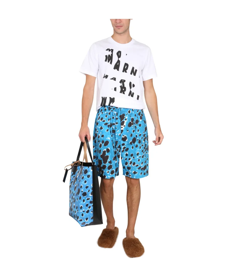Marni Pop Dots Print Bermuda Shorts