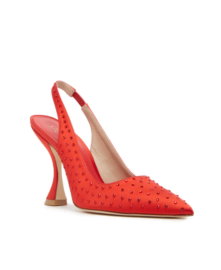 Say Rhinestone Pumps