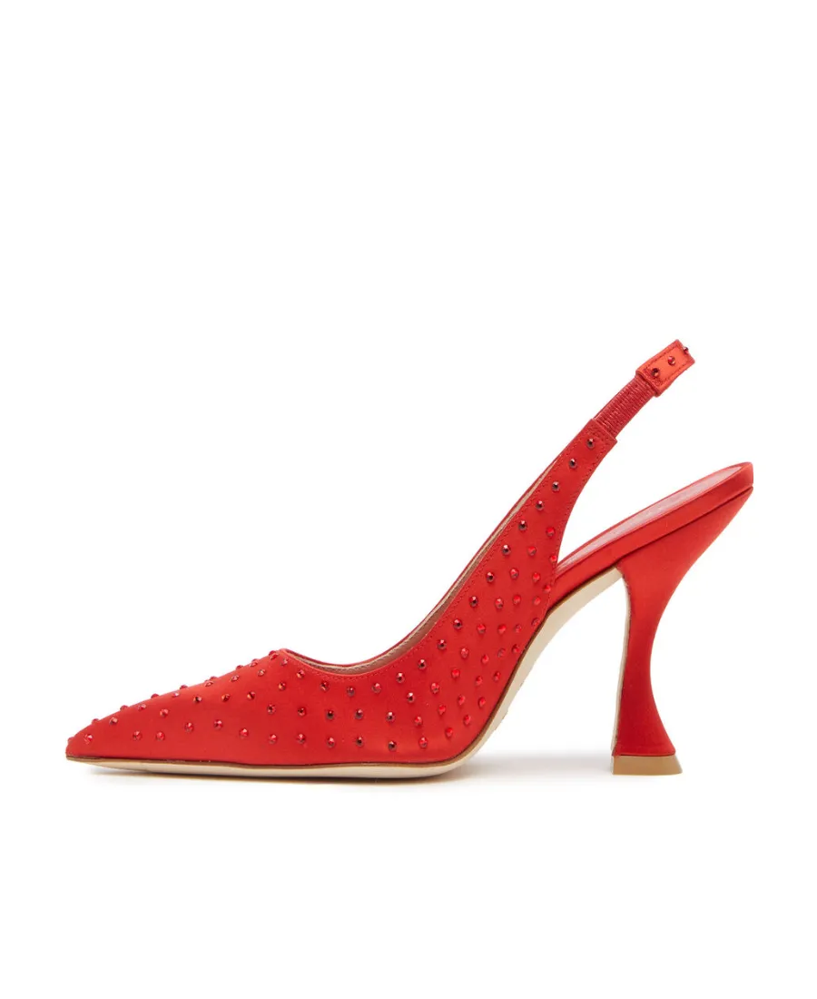 Say Rhinestone Pumps
