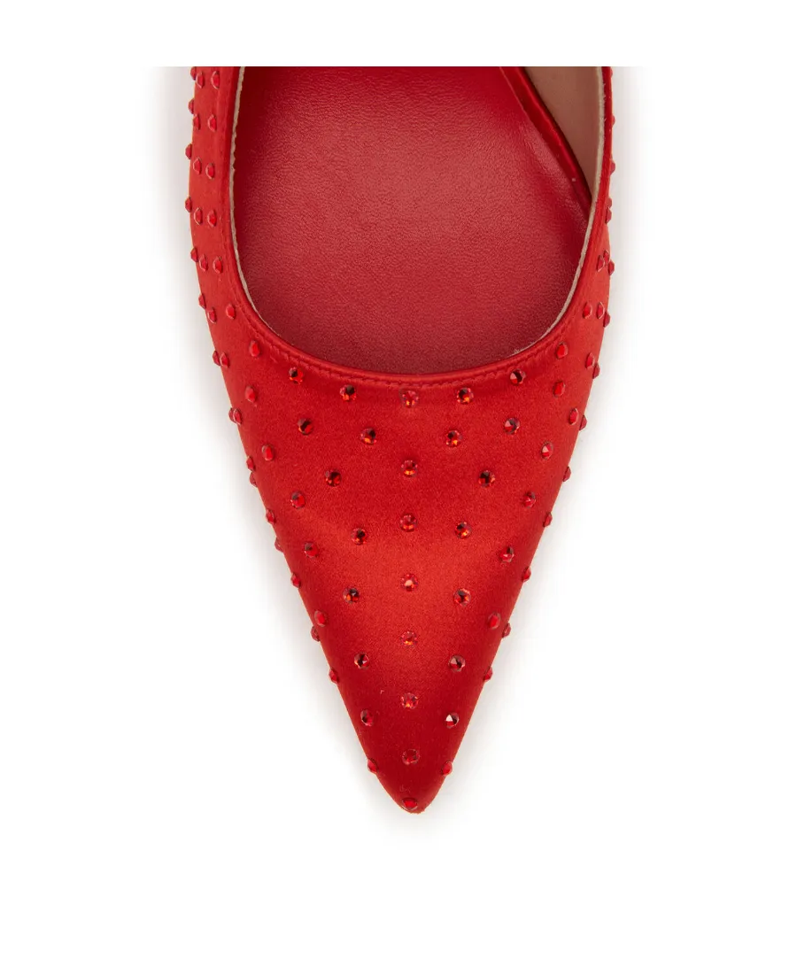 Say Rhinestone Pumps