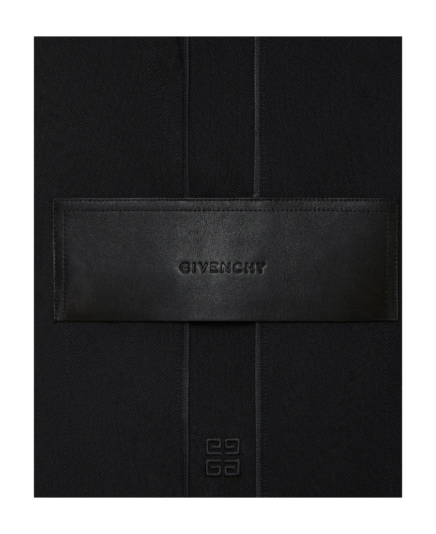 Slim Fit Jogger Pants In Jersey And Leather