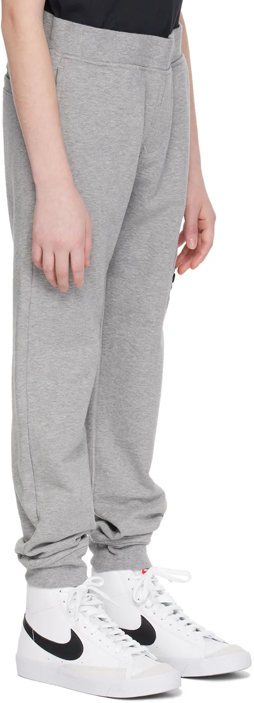 Stone Island Junior Compass-Patch Elasticated Waistband Track Pants
