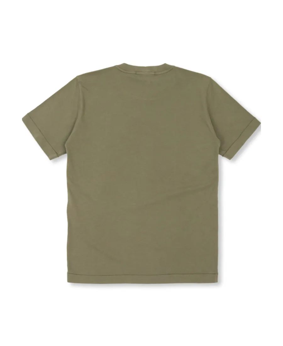 Compass-Motif Cotton T-Shirt