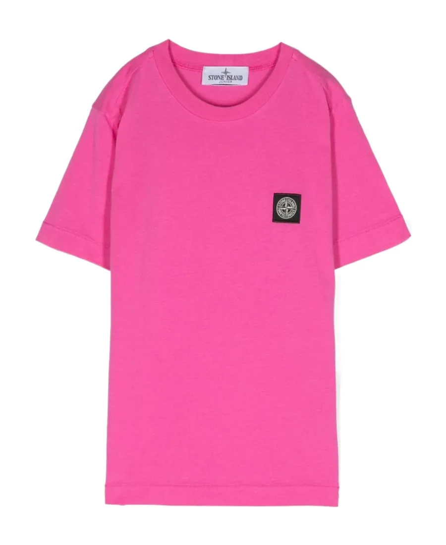 Stone Island Junior Compass-Patch Crewneck T-Shirt