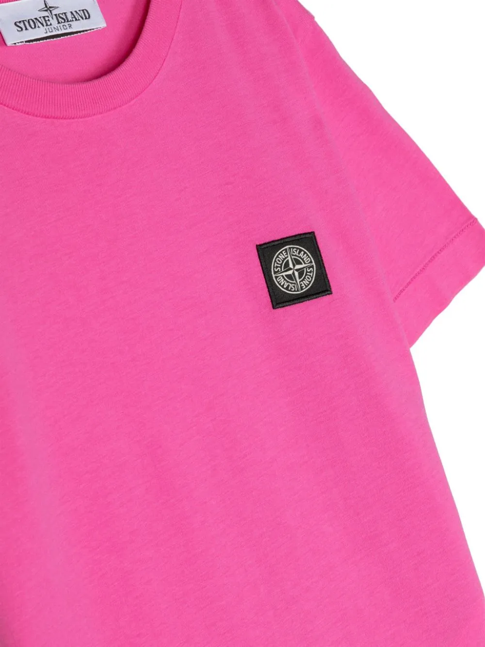 Stone Island Junior Compass-Patch Crewneck T-Shirt
