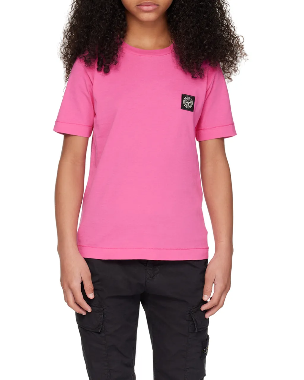 Stone Island Junior Compass-Patch Crewneck T-Shirt